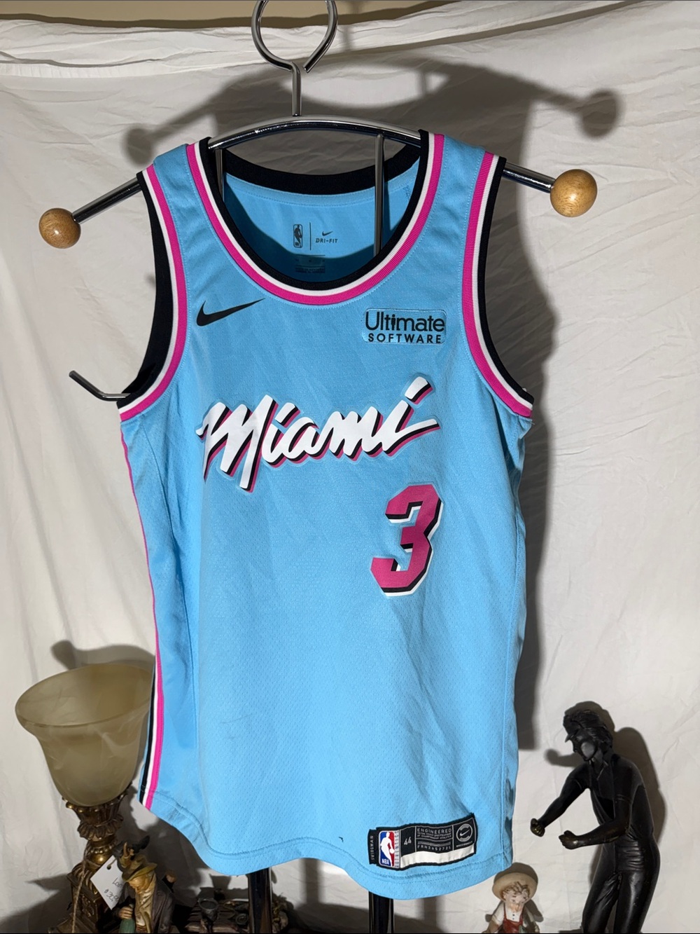 Nike Miami Blue & Pink Basketball Jersey #3